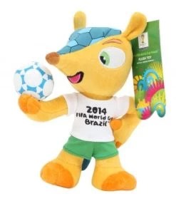 Diverse Fuleco Plüsch Figur 20cm Maskottchen Der FIFA WM 2014 Brasilien