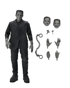 NECA Frankensteins Monster - Ultimate Monster Actionfigur (schwarz/weiß)