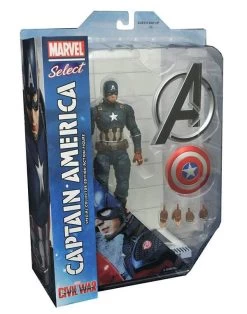 Diamond Select Marvel Select - Civil War Captain America Actionfigur