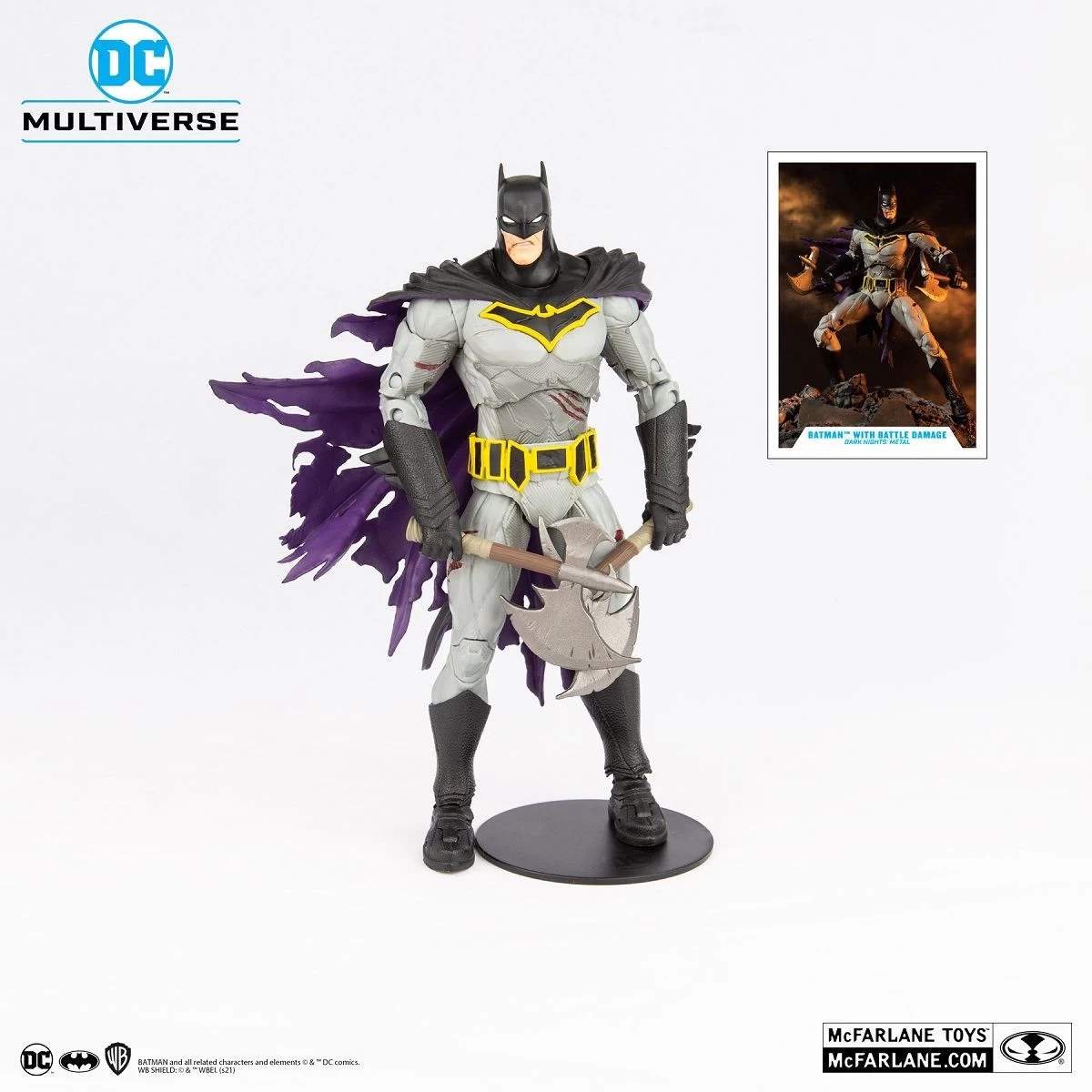 DC Multiverse - Batman With Battle Damage Actionfigur 2 DC Multiverse - Batman With Battle Damage Actionfigur – Bild 2