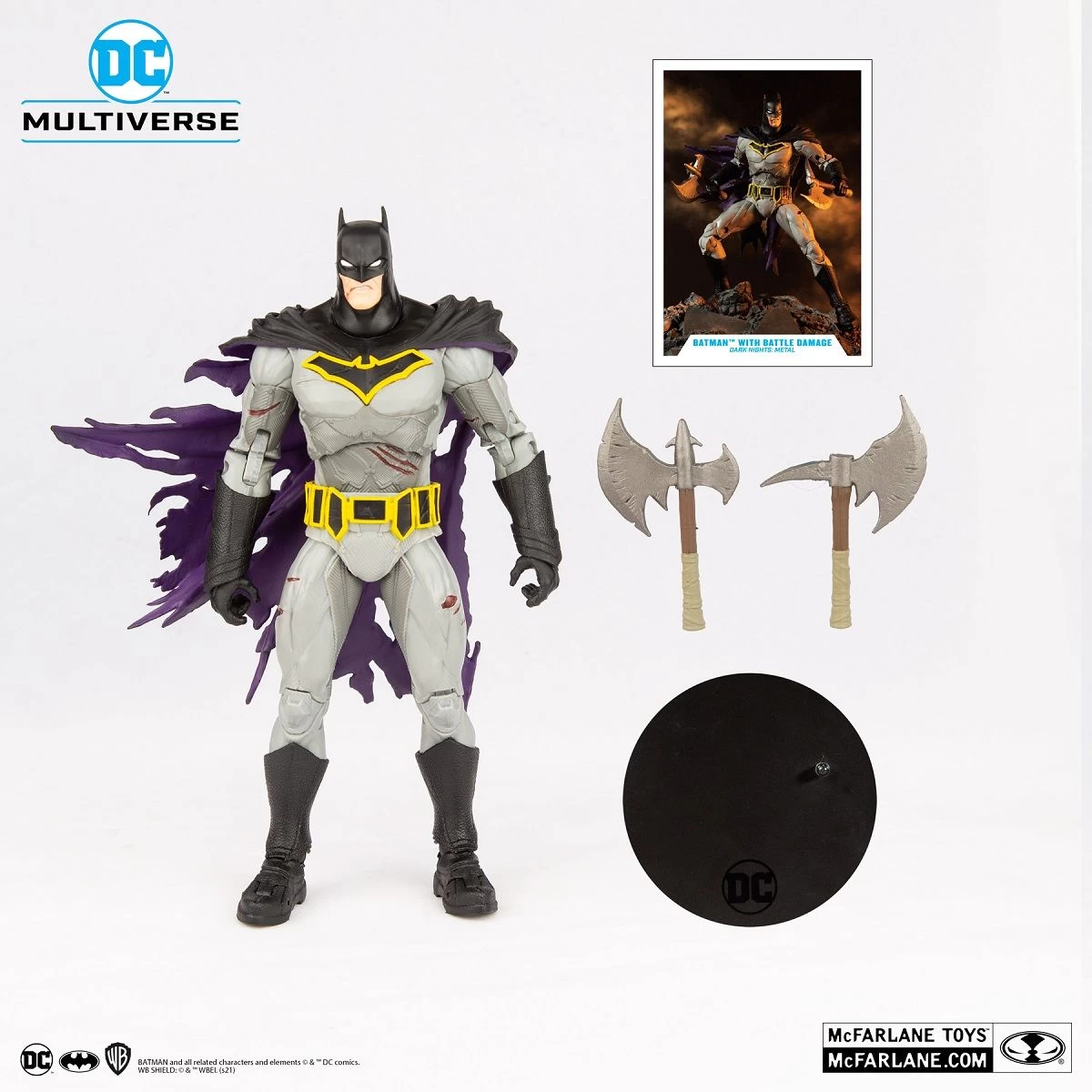 DC Multiverse - Batman With Battle Damage Actionfigur 1 DC Multiverse - Batman With Battle Damage Actionfigur