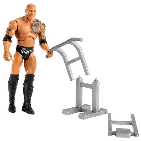 MATTEL WWE Wrekkin - The Rock Actionfigur 2 MATTEL WWE Wrekkin - The Rock Actionfigur – Bild 2