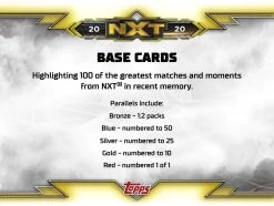 Topps - WWE NXT Hobby Booster Display 2020 (EN) 10 Topps - WWE NXT Hobby Booster Display 2020 (EN) -FUNKO Store 2020 topps wwe nxt 2