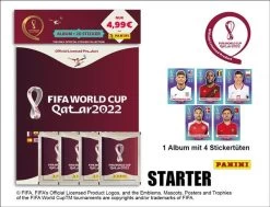 Panini 2022 FIFA World Cup Qatar Sticker Starter Set (DE)