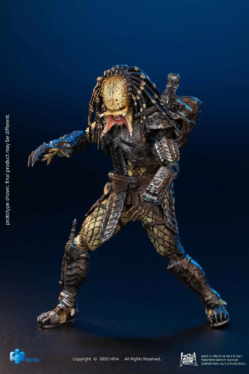 Alien Vs Predator - Unmasked Scar Predator PX Figur 5 Alien Vs Predator - Unmasked Scar Predator PX Figur – Bild 5