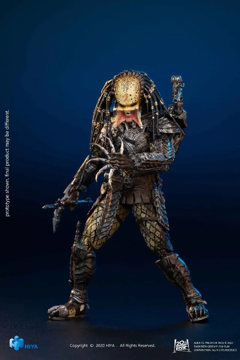 Alien Vs Predator - Unmasked Scar Predator PX Figur 4 Alien Vs Predator - Unmasked Scar Predator PX Figur – Bild 4