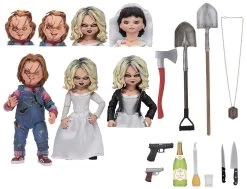 NECA Bride Of Chucky - Ultimate Chucky & Tiffany 2er Figuren Set