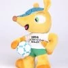 Diverse Fuleco Plüsch Maskottchen 20cm WM 2014 Brasilien Ball Unter Arm