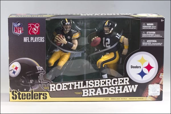 NFL 2-Pack Terry Bradshaw Vs. Ben Roethlisberger Figuren 1 NFL 2-Pack Terry Bradshaw Vs. Ben Roethlisberger Figuren