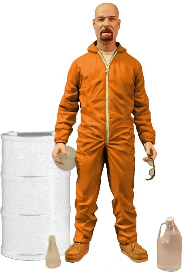 Breaking Bad Actionfigur - Walter White In Orange Hazmat Suit 2 Breaking Bad Actionfigur - Walter White In Orange Hazmat Suit – Bild 2