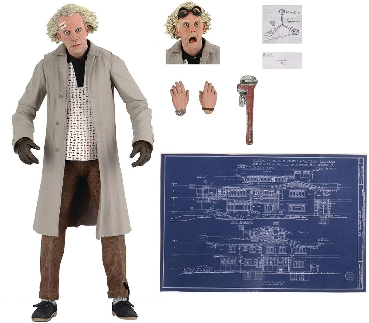 NECA Zurück In Die Zukunft - Doc Brown Ultimate Actionfigur 13 NECA Zurück In Die Zukunft - Doc Brown Ultimate Actionfigur – Bild 13
