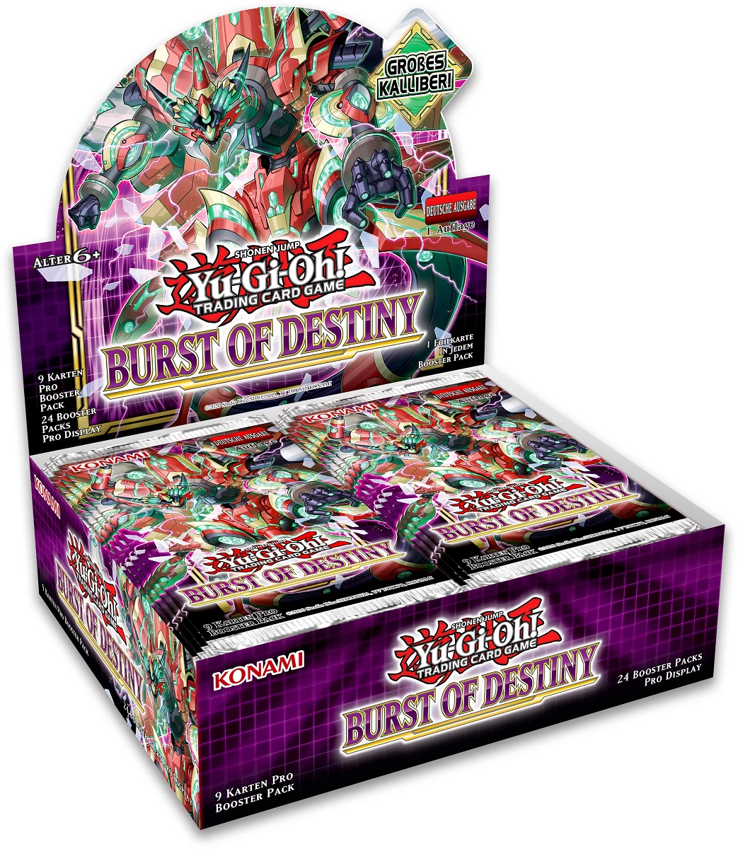 Konami Yu-Gi-Oh! - Burst Of Destiny - Booster Display - 1. Auflage (DE) 1 Konami Yu-Gi-Oh! - Burst Of Destiny - Booster Display - 1. Auflage (DE)