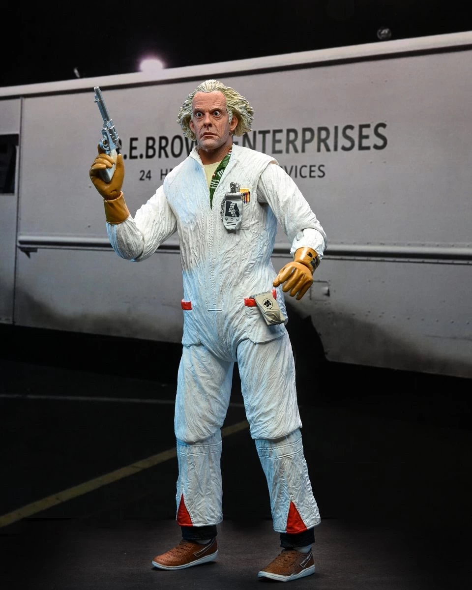 NECA Zurück In Die Zukunft - Doc Brown 1985 Ultimate Actionfigur 11 NECA Zurück In Die Zukunft - Doc Brown 1985 Ultimate Actionfigur – Bild 11
