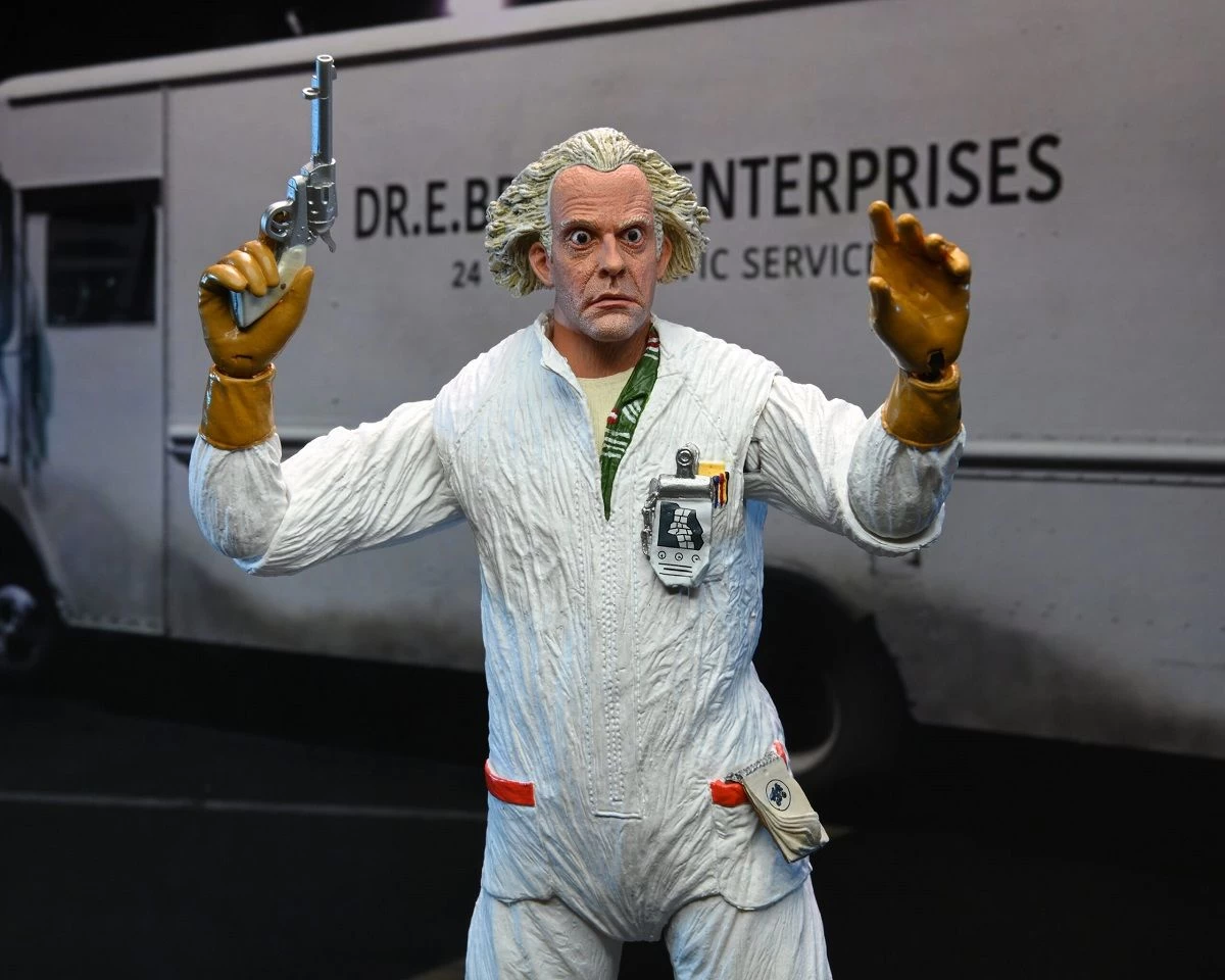 NECA Zurück In Die Zukunft - Doc Brown 1985 Ultimate Actionfigur 12 NECA Zurück In Die Zukunft - Doc Brown 1985 Ultimate Actionfigur – Bild 12