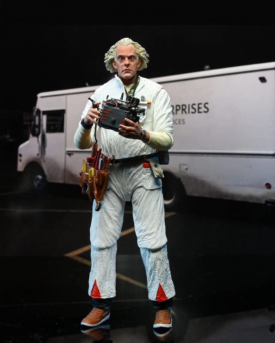 NECA Zurück In Die Zukunft - Doc Brown 1985 Ultimate Actionfigur 4 NECA Zurück In Die Zukunft - Doc Brown 1985 Ultimate Actionfigur – Bild 4