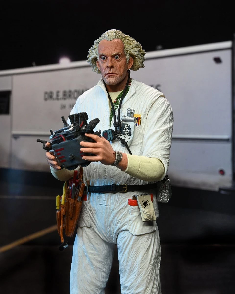 NECA Zurück In Die Zukunft - Doc Brown 1985 Ultimate Actionfigur 5 NECA Zurück In Die Zukunft - Doc Brown 1985 Ultimate Actionfigur – Bild 5