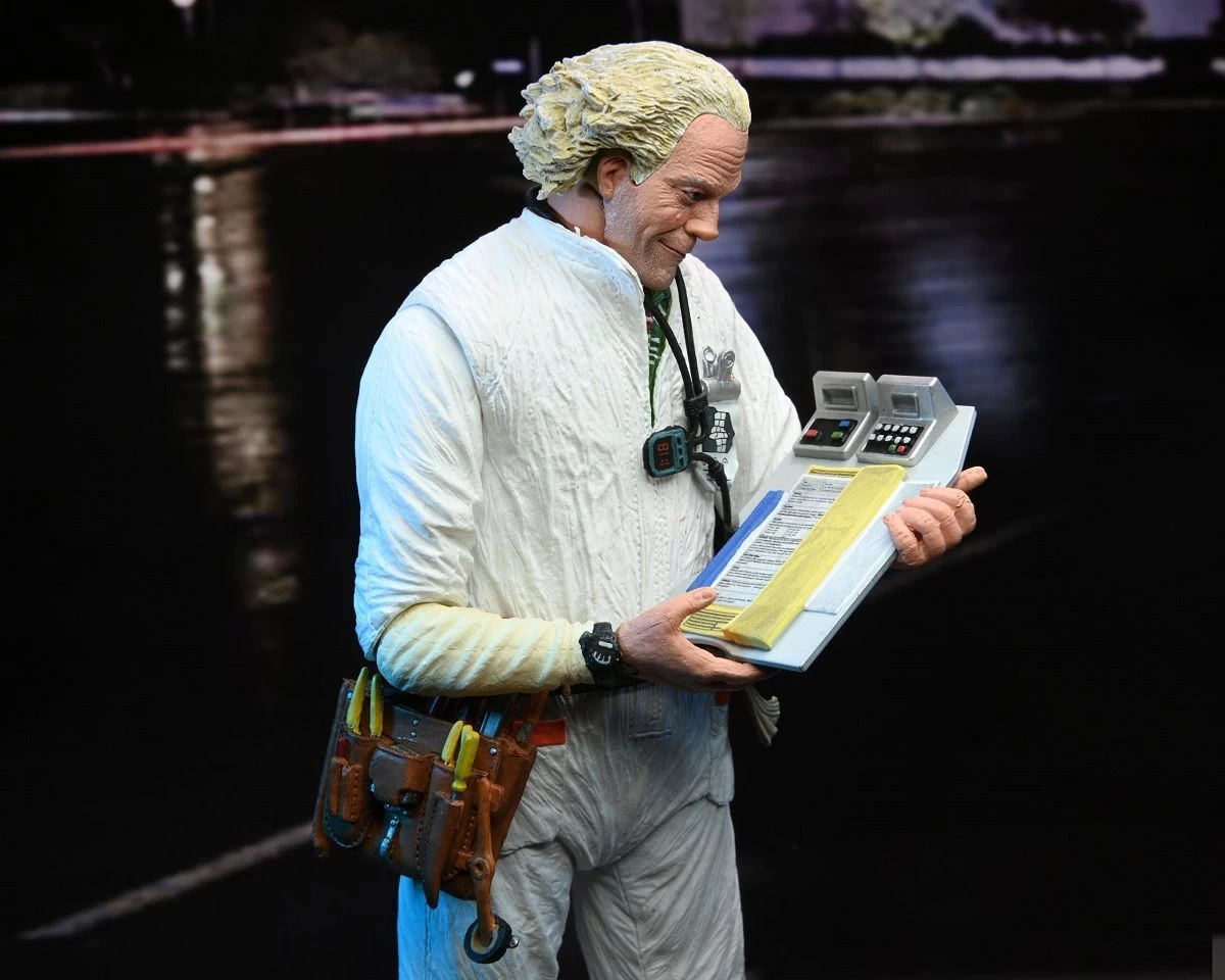 NECA Zurück In Die Zukunft - Doc Brown 1985 Ultimate Actionfigur 7 NECA Zurück In Die Zukunft - Doc Brown 1985 Ultimate Actionfigur – Bild 7