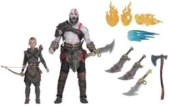 NECA God Of War (2018) - Ultimate Kratos & Atreus 2er Figuren Set