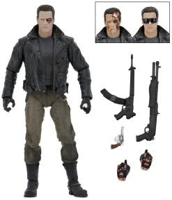 NECA Terminator - Ultimate T-800 Police Station Assault Figur