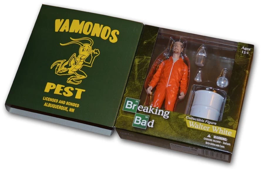Breaking Bad Actionfigur - Walter White In Orange Hazmat Suit 1 Breaking Bad Actionfigur - Walter White In Orange Hazmat Suit