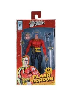 NECA The Original Superheroes S1 - Flash Gordon Actionfigur 32 NECA The Original Superheroes S1 - Flash Gordon Actionfigur -FUNKO Store flash pkg3 scaled 1