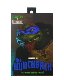 NECA Universal Monsters X TMNT - Ultimate Leonardo Als The Hunchback Figur 36 NECA Universal Monsters X TMNT - Ultimate Leonardo Als The Hunchback Figur -FUNKO Store leo pkg1 scaled 1