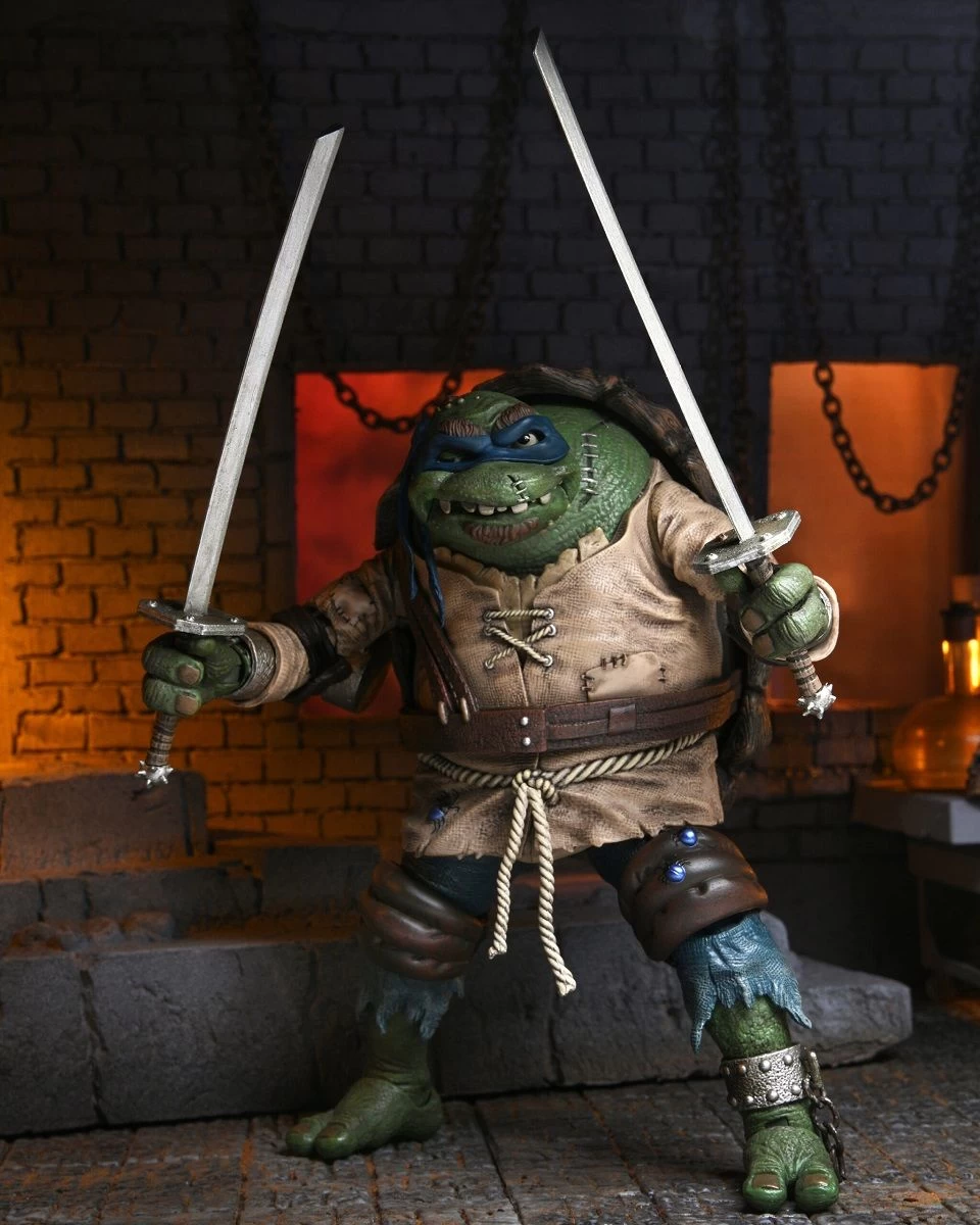 NECA Universal Monsters X TMNT - Ultimate Leonardo Als The Hunchback Figur 11 NECA Universal Monsters X TMNT - Ultimate Leonardo Als The Hunchback Figur – Bild 11