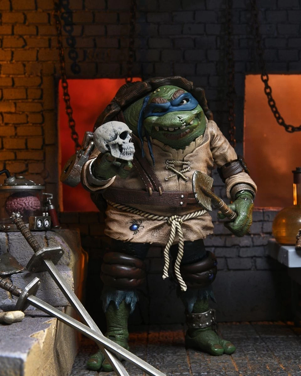 NECA Universal Monsters X TMNT - Ultimate Leonardo Als The Hunchback Figur 14 NECA Universal Monsters X TMNT - Ultimate Leonardo Als The Hunchback Figur – Bild 14