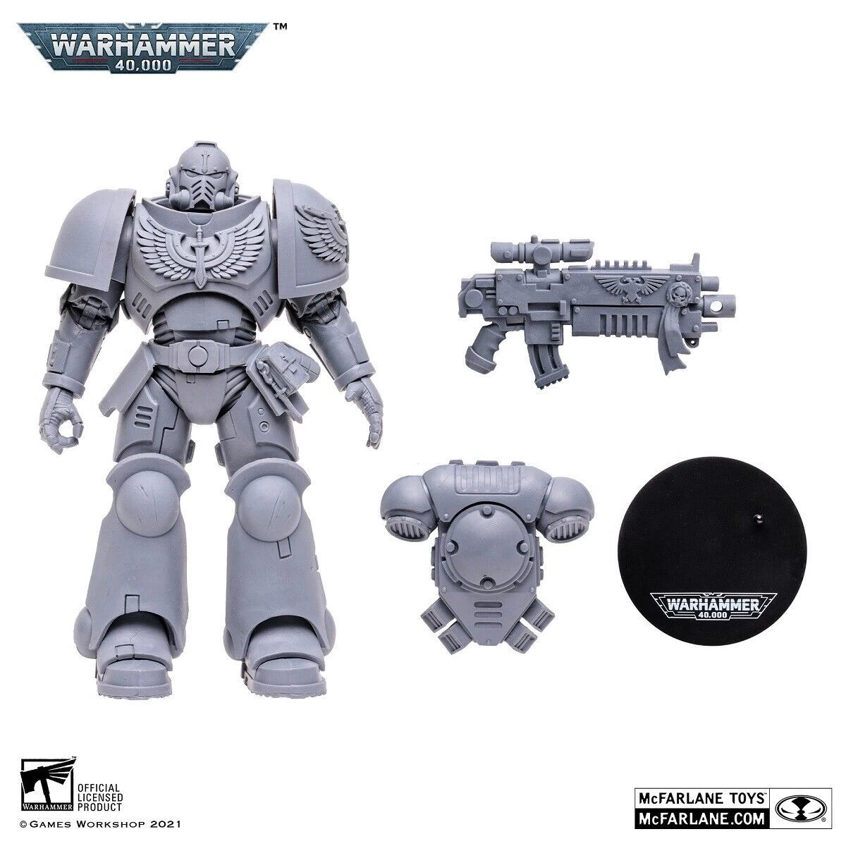 Warhammer 40k - Dark Angels Intercessor Space Marine Figur AP 1 Warhammer 40k - Dark Angels Intercessor Space Marine Figur AP