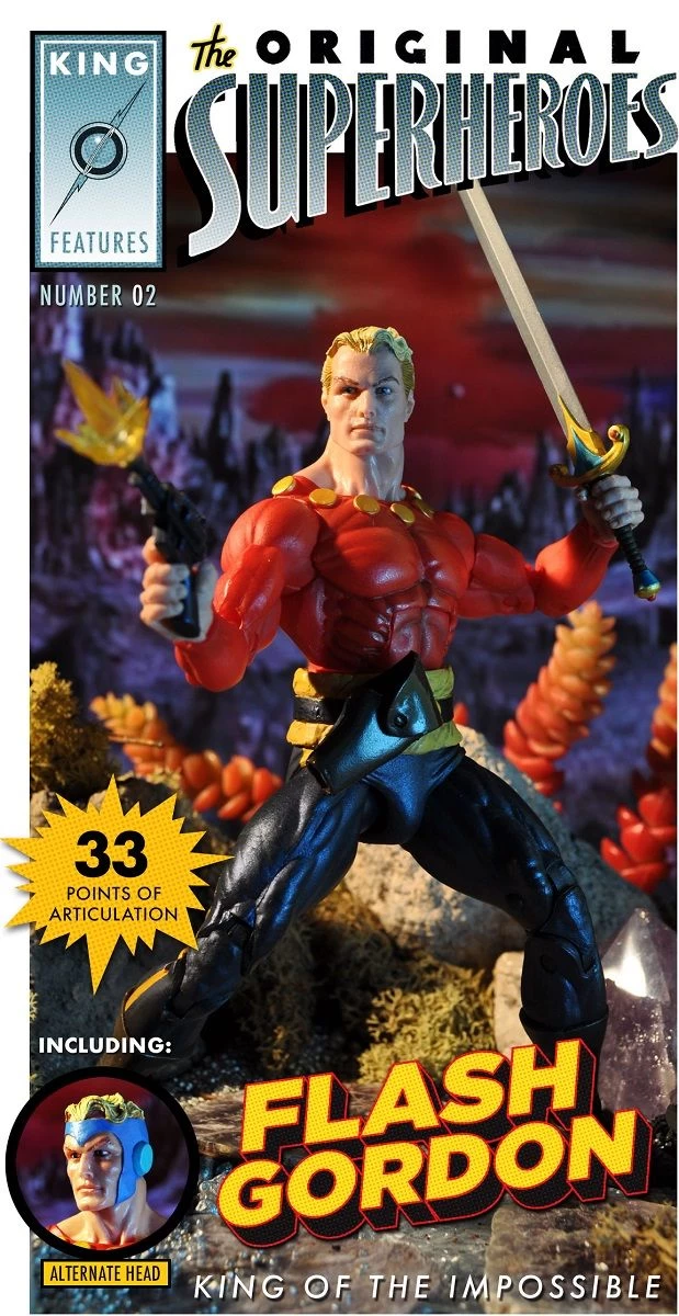 NECA The Original Superheroes S1 - Flash Gordon Actionfigur 13 NECA The Original Superheroes S1 - Flash Gordon Actionfigur – Bild 13