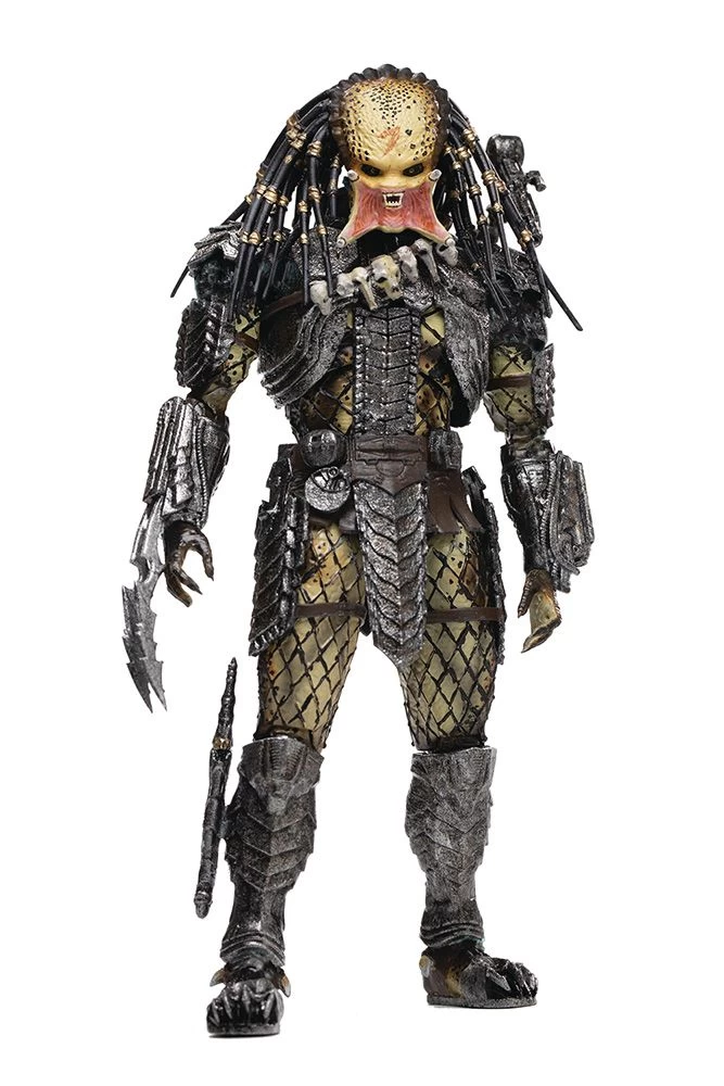 Alien Vs Predator - Unmasked Scar Predator PX Figur 1 Alien Vs Predator - Unmasked Scar Predator PX Figur